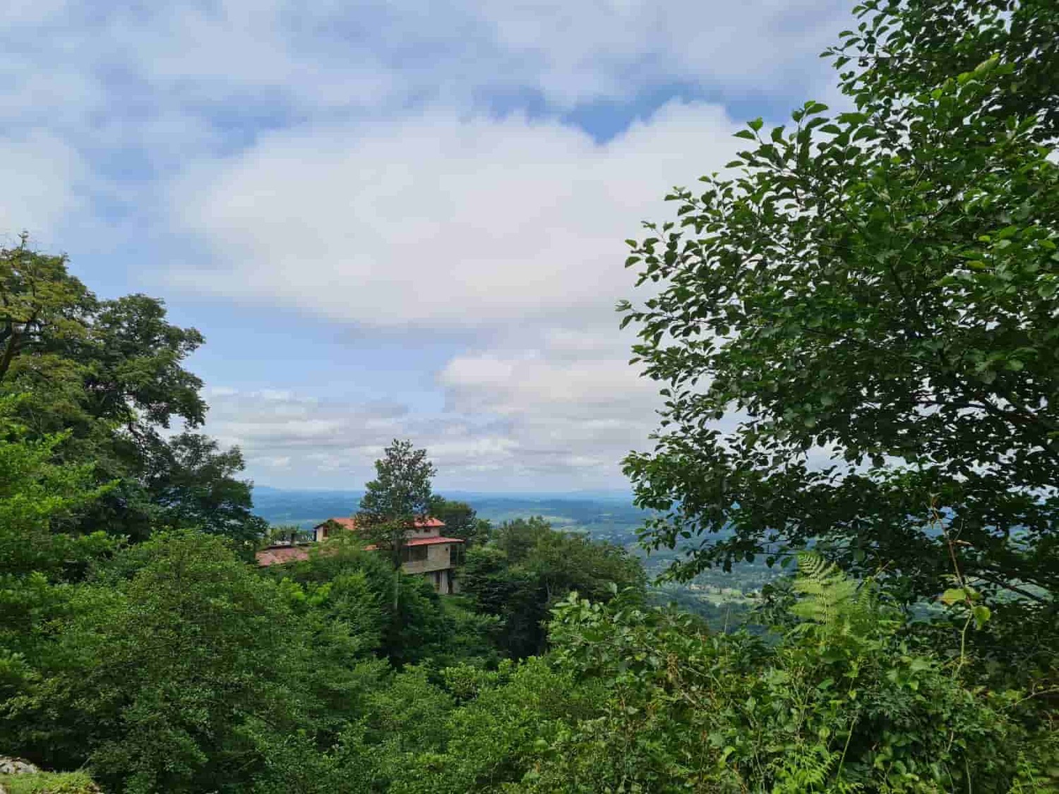 Панорамный вид на Сигнахи и Алазанскую долину со смотровой площадки